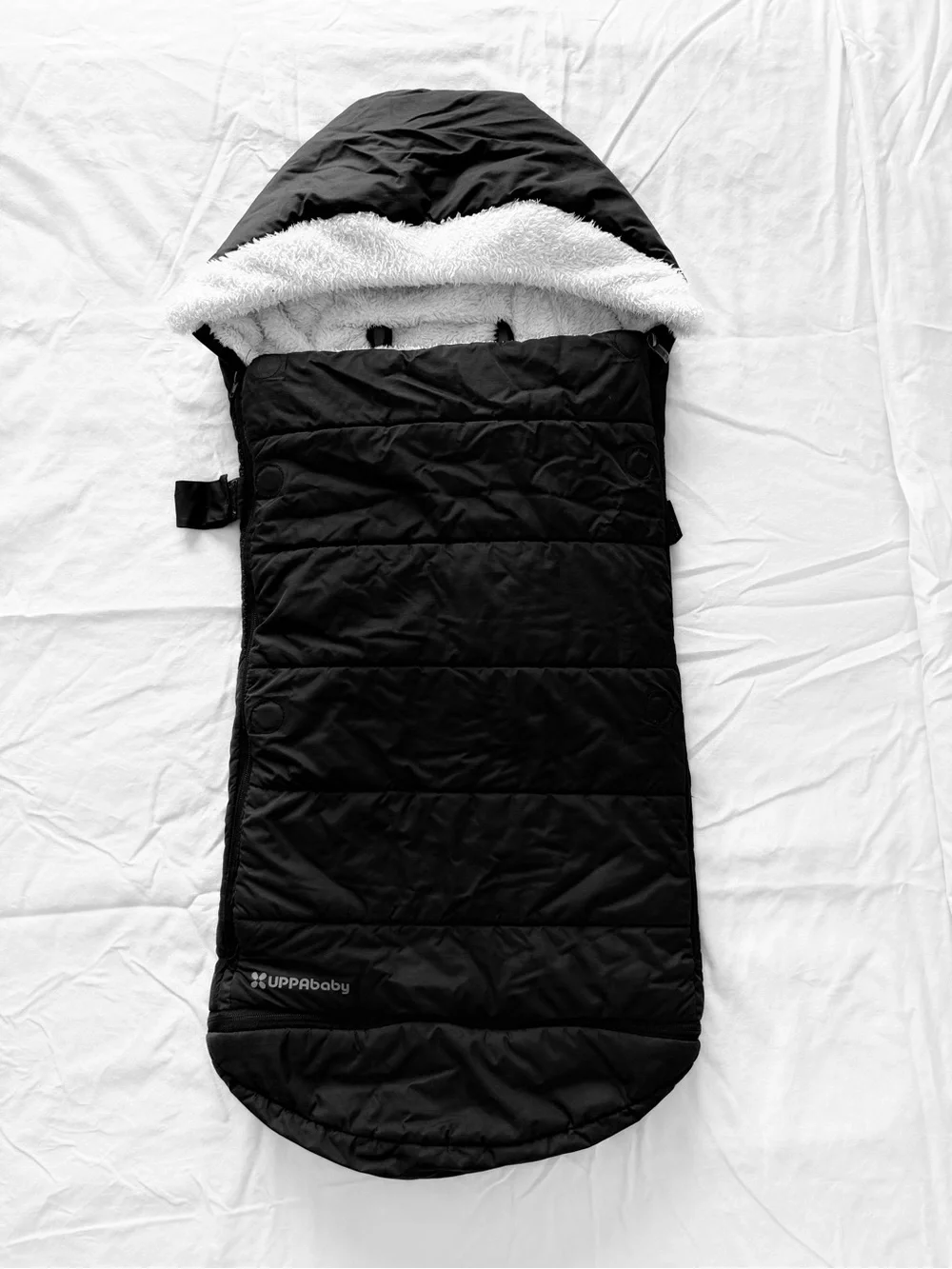 UPPAbaby Black Cozy Footmuff for Strollers - Fleece Lined